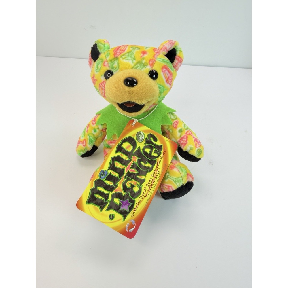 Mindbender 7" Grateful Dead Bean Bear With Tag Series 8 Liquid Blue